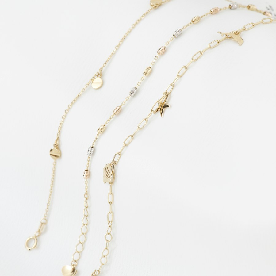 Bracelets à breloques (×3)