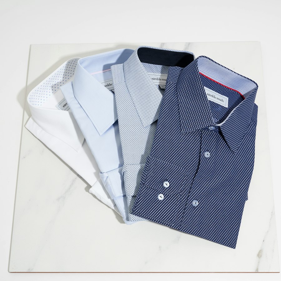 Chemise Oxford bleue
