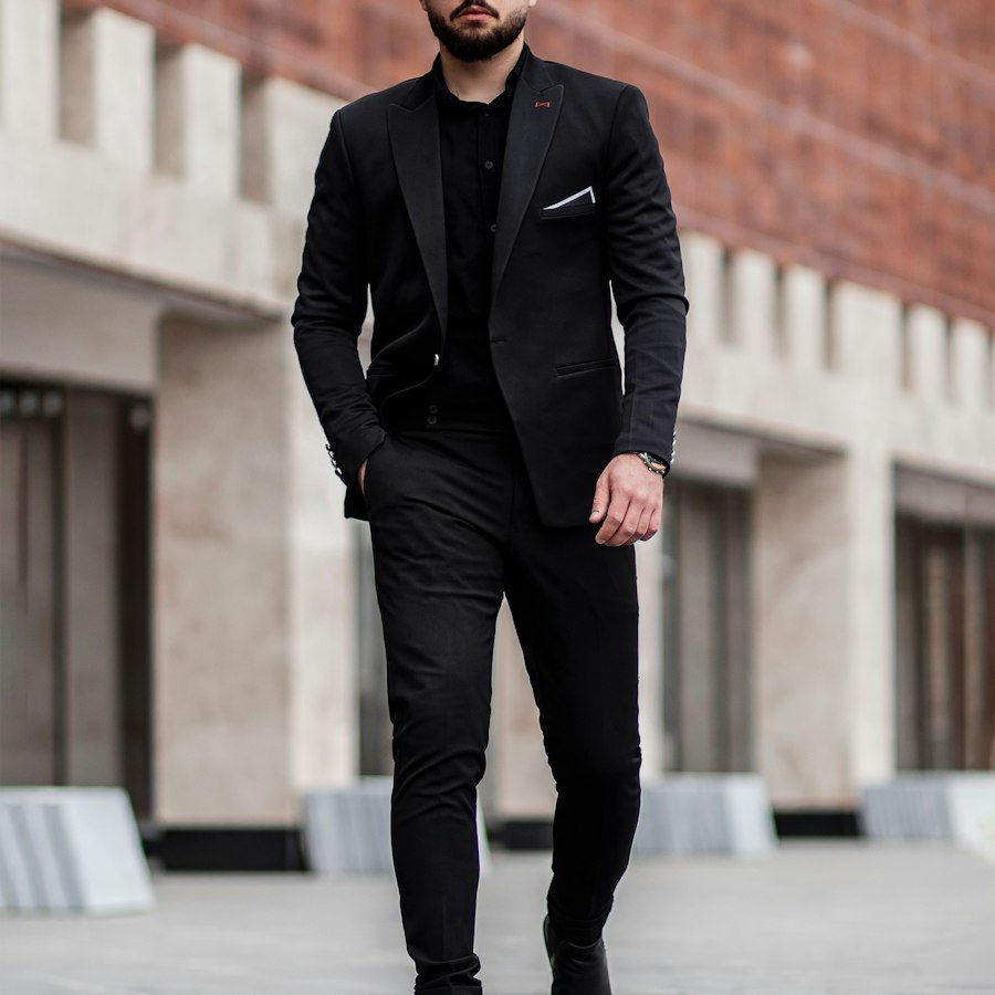Costume noir slim