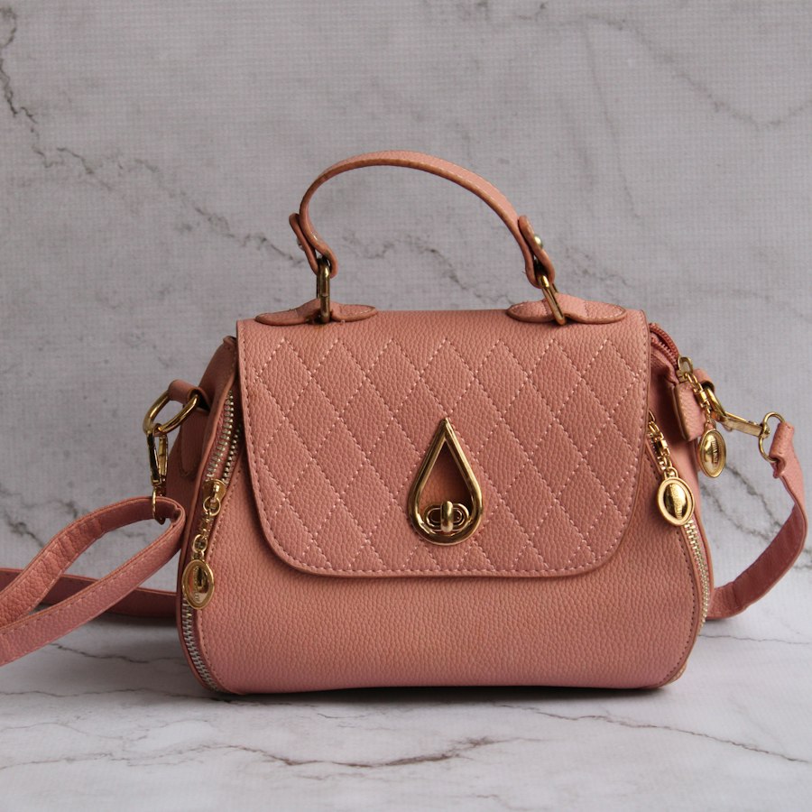 Sac rose poudré