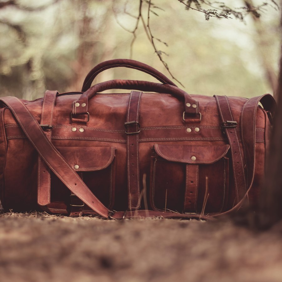 Sac de voyage en cuir