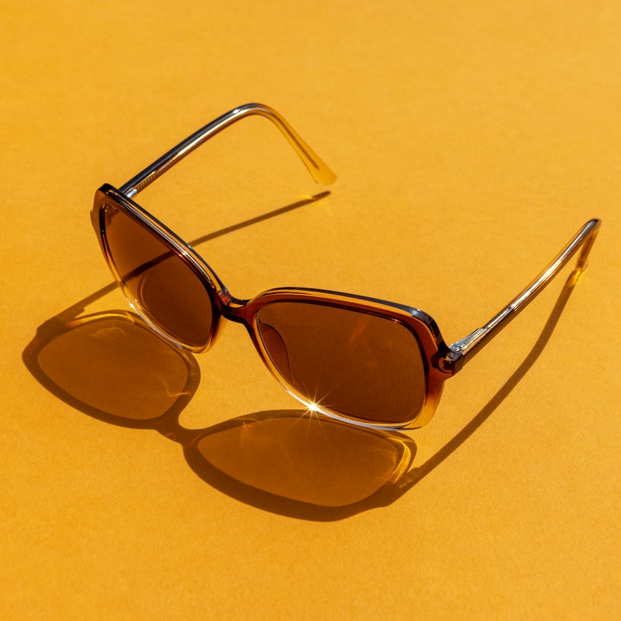 Lunettes écaille marron