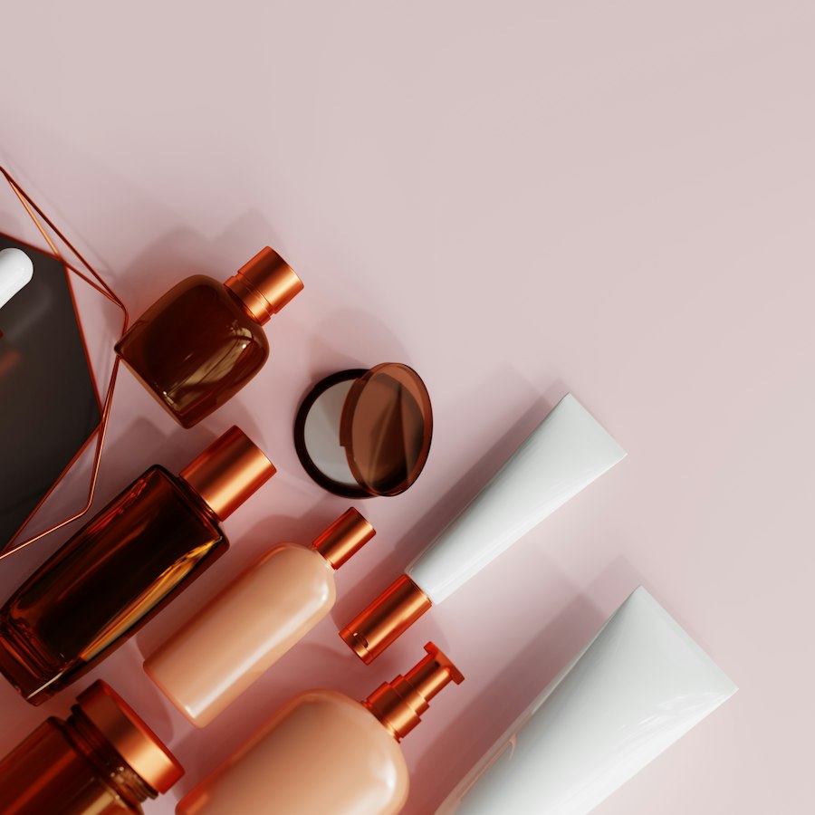 Coffret maquillage rose