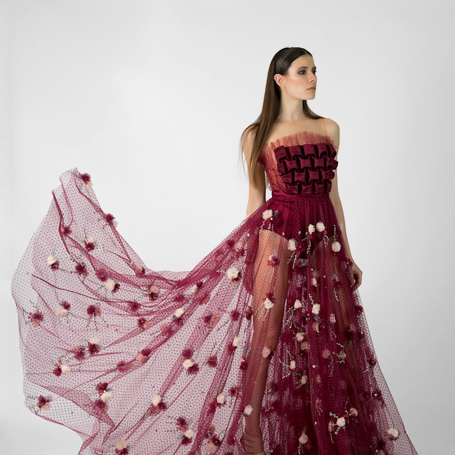 Robe bordeaux